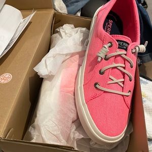 Pink Sperry Top Siders. Fun and perfect for summer!